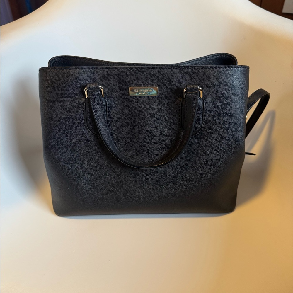 Black Leather Handbag